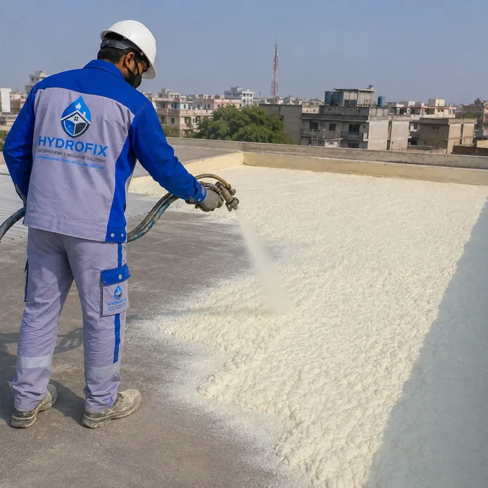 PU foam spray insulation for roofs in Pakistan